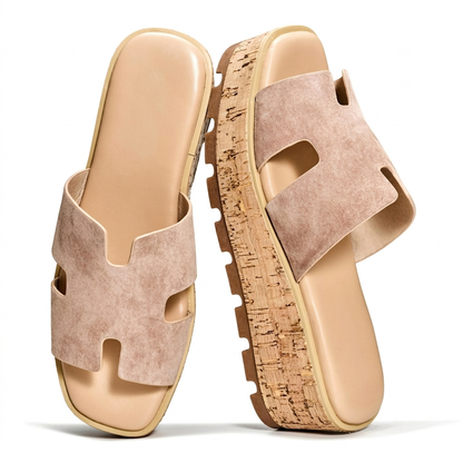 High Summits Wedge Suede Sandals