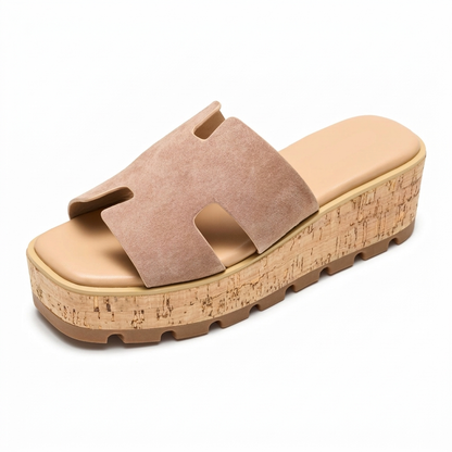High Summits Wedge Suede Sandals