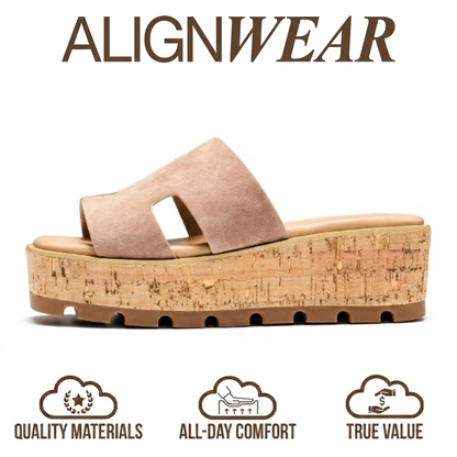 High Summits Wedge Suede Sandals